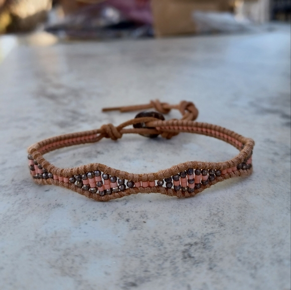 Chan Luu Single Wrap Leather Bracelet - Picture 2 of 5
